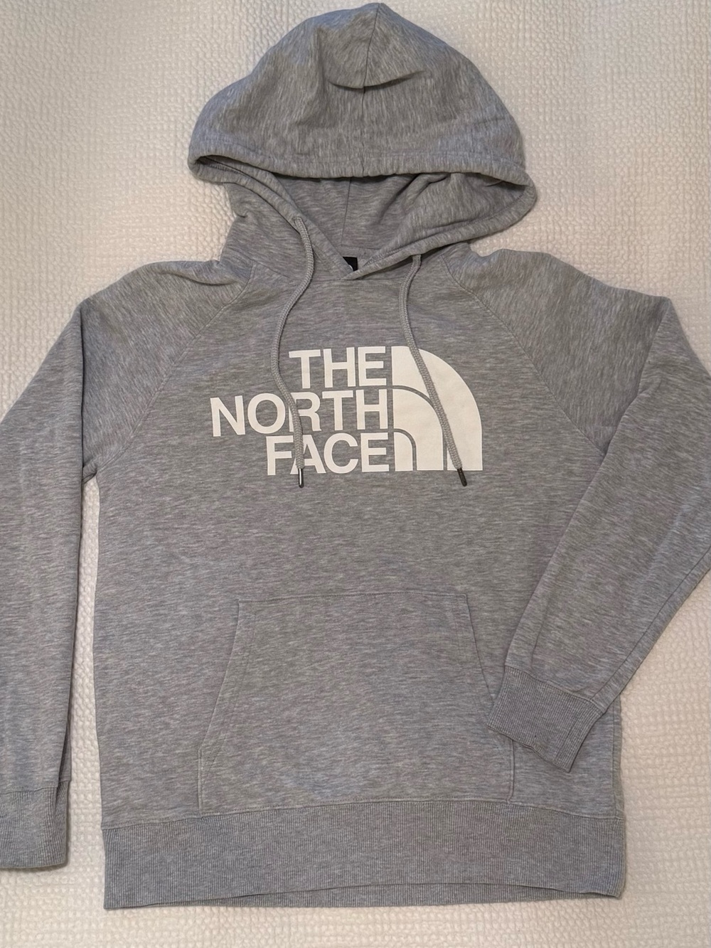 The North Face | Women's Gray Pullover Hoodie | White Logo | Size S